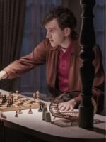 Harry Beltik The Queens Gambit Brown Jacket