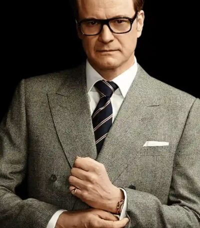 Harry Hart Kingsman The Secret Service Grey Suit