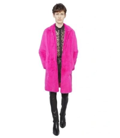 Harry Mink Fur Pink Coat