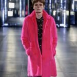Harry Mink Fur Pink Coat