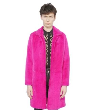 Harry Mink Fur Pink Coat