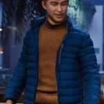 Harry Osborn Spider Man 2 Blue Puffer Jacket
