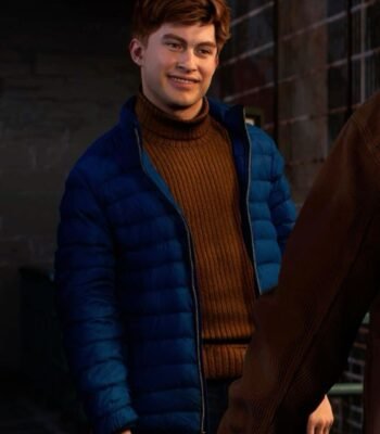Harry Osborn Spider Man 2 Blue Puffer Jacket