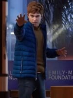 Harry Osborn Spider Man 2 Blue Puffer Jacket