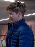 Harry Osborn Spider Man 2 Blue Puffer Jacket