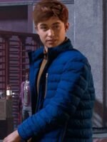 Harry Osborn Spider Man 2 Blue Puffer Jacket