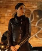 Hawkeye Maya Lopez Black Biker Leather Jacket