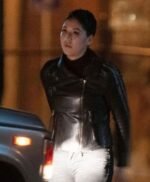 Hawkeye Maya Lopez Black Biker Leather Jacket
