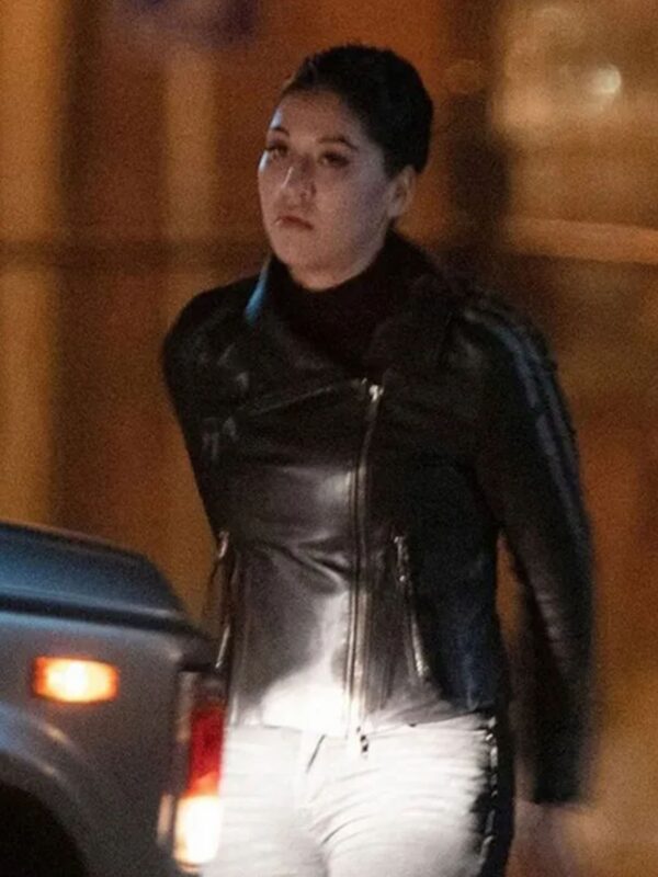 Hawkeye Maya Lopez Black Biker Leather Jacket