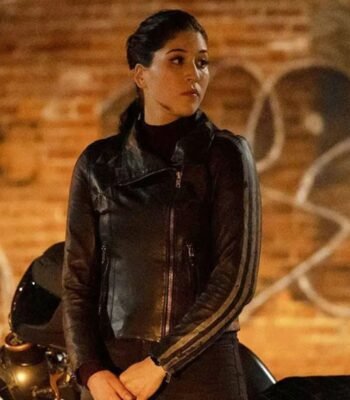 Hawkeye Maya Lopez Black Biker Leather Jacket