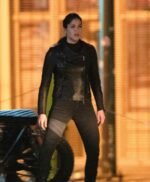 Hawkeye Maya Lopez Black Biker Leather Jacket