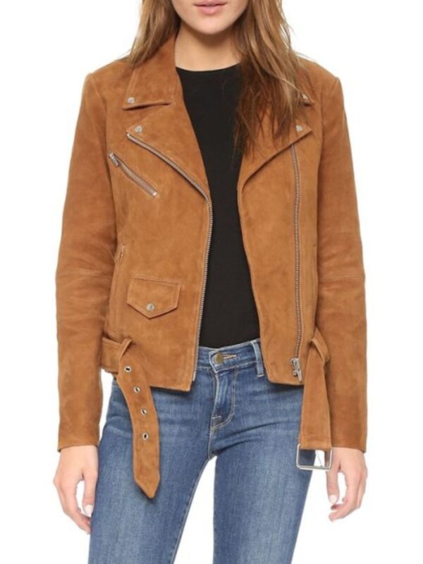 Heartland S014 Lou Fleming Brown Suede Jacket