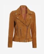 Heartland S014 Lou Fleming Brown Suede Jacket