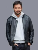 Hearts In The Game 2023 Marco Grazzini Black Bomber Jacket