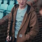 Heartstopper S01 Nick Nelson Brown Hooded Jacket