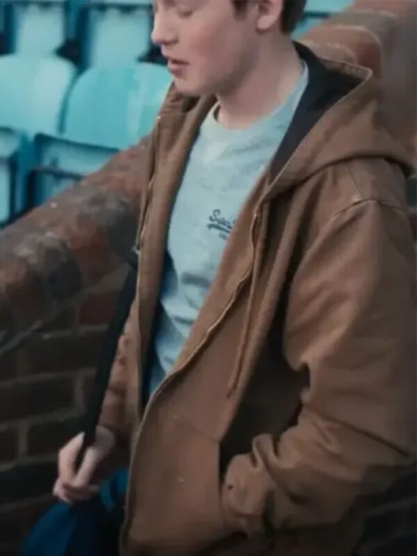 Heartstopper S01 Nick Nelson Brown Hooded Jacket