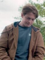 Heartstopper S01 Nick Nelson Brown Hooded Jacket