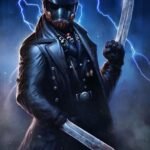Hellboy Karl Ruprecht Kroenen Black Long Leather Coat