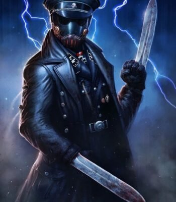 Hellboy Karl Ruprecht Kroenen Black Long Leather Coat