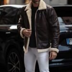Henry Sheepskin Shearling Aviator Jacket
