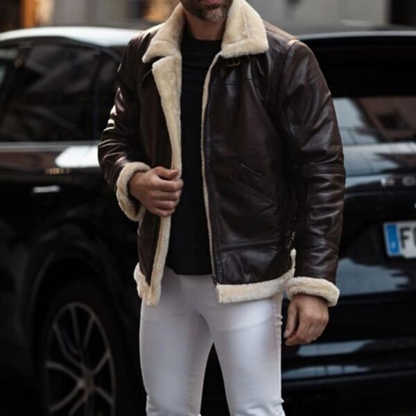Henry Sheepskin Shearling Aviator Jacket