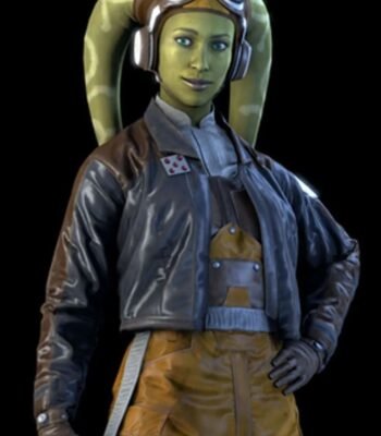 Hera Syndulla Star Wars Squadrons Leather Brown Jacket