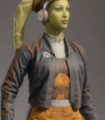 Hera Syndulla Star Wars Squadrons Leather Brown Jacket