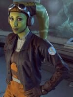 Hera Syndulla Star Wars Squadrons Leather Brown Jacket