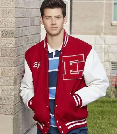 High School Musical EJ Red Bomber Jacket