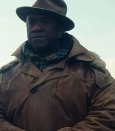 His Dark Materials John Faa Brown Leather Jacket