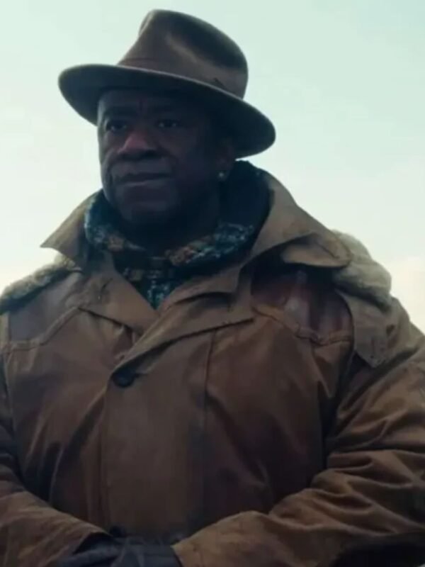 His Dark Materials John Faa Brown Leather Jacket