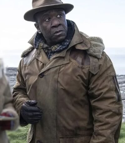 His Dark Materials John Faa Brown Leather Jacket