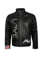 Hutch Black Jupiter's Legacy Leather Jacket