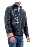 Hutch Black Jupiter's Legacy Leather Jacket