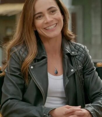 Hypnotic 2023 Alice Braga Black Leather Jacket