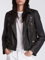 Hypnotic 2023 Alice Braga Black Leather Jacket
