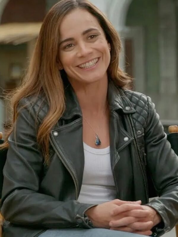 Hypnotic 2023 Alice Braga Black Leather Jacket