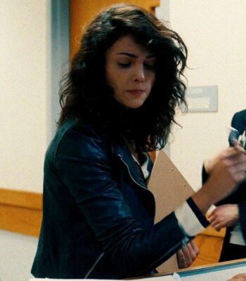 I Care a Lot Fran Black Biker Leather Jacket