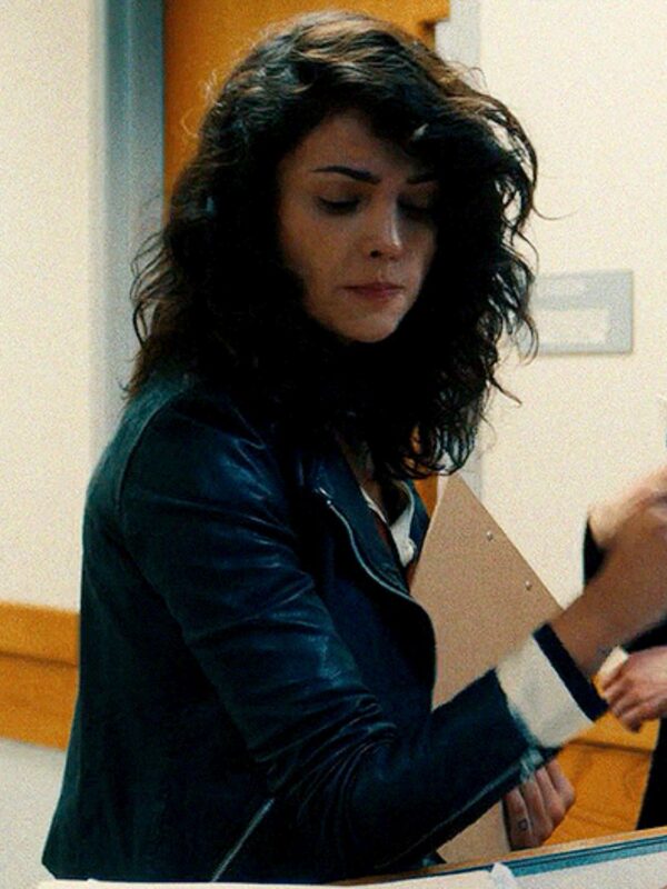 I Care a Lot Fran Black Biker Leather Jacket