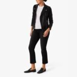 I Care a Lot Fran Black Biker Leather Jacket