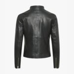 I Care a Lot Fran Black Biker Leather Jacket)
