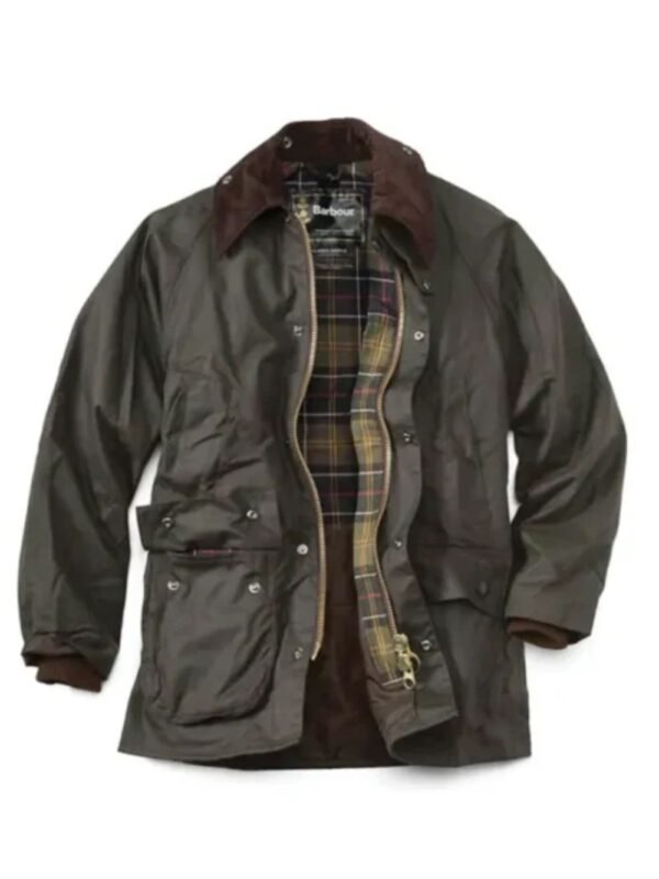 I Hate Suzie Billie Piper S01 Green Waxed Plaid Lined Coat