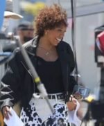 I Wanna Dance With Somebody Naomi Ackie Biker Jacket