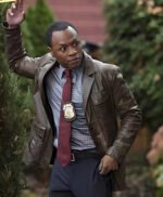 IZombie Malcolm Goodwin Brown Leather Jacket