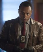 IZombie Malcolm Goodwin Brown Leather Jacket