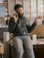 Ian Owens Shrill Black Leather Jacket