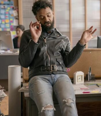 Ian Owens Shrill Black Leather Jacket
