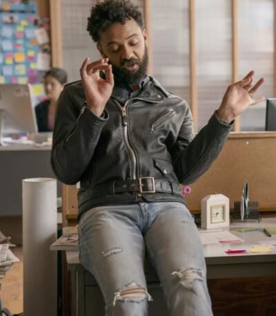 Ian Owens Shrill Black Leather Jacket