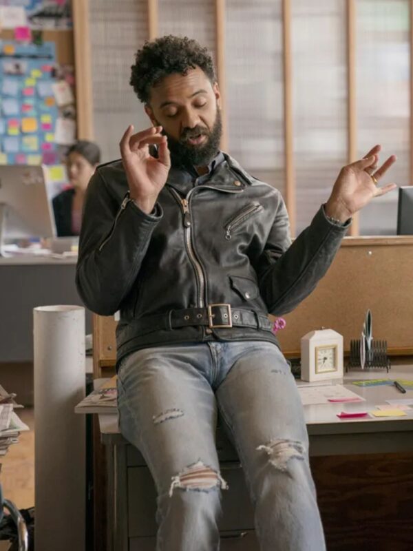 Ian Owens Shrill Black Leather Jacket