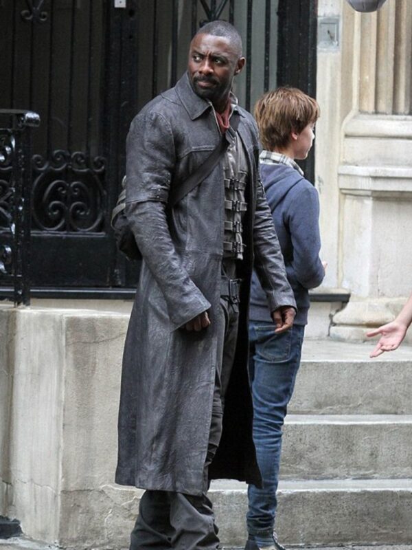 Idris Elba The Dark Tower Long Leather Coat